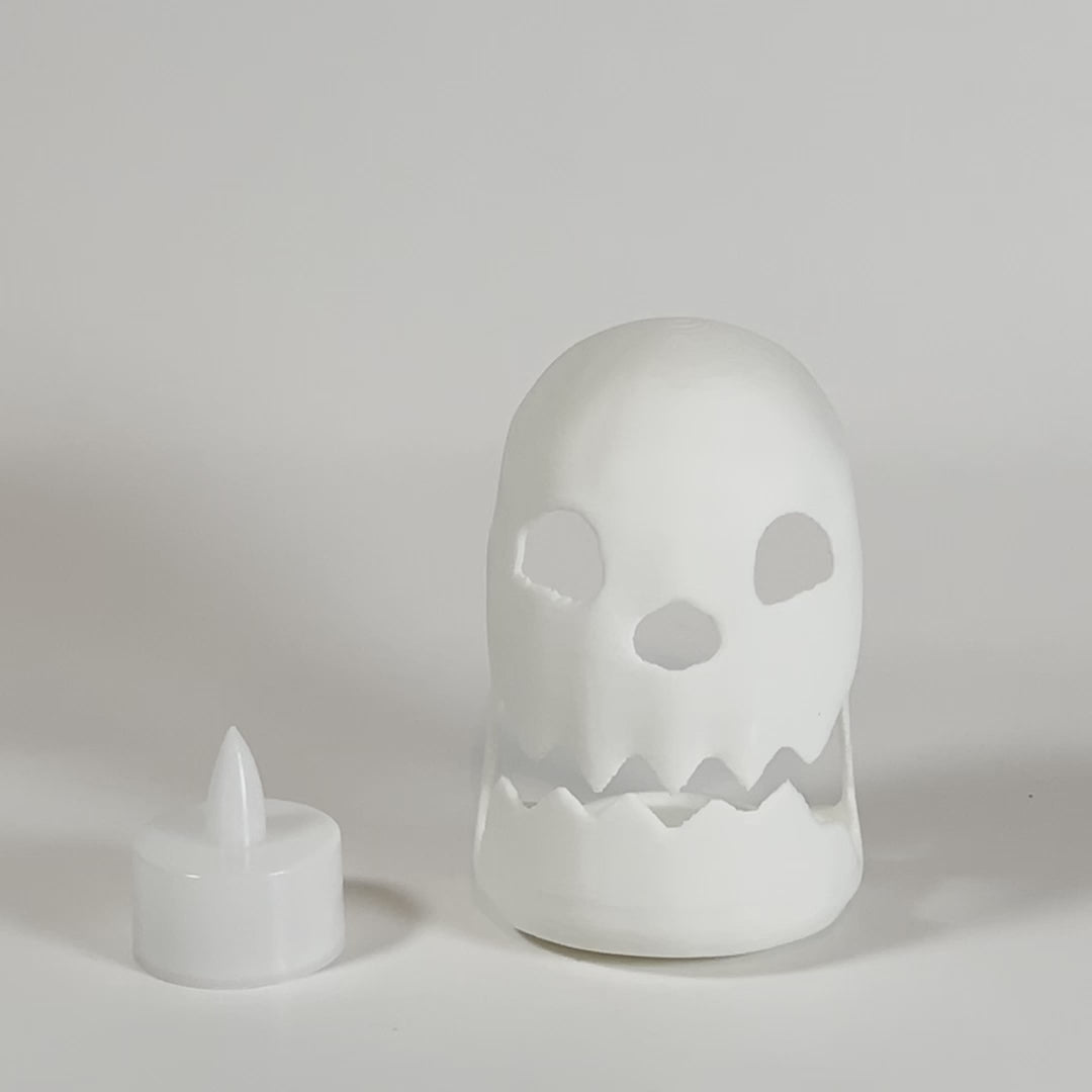 Halloween Ghost Candle Tea Light